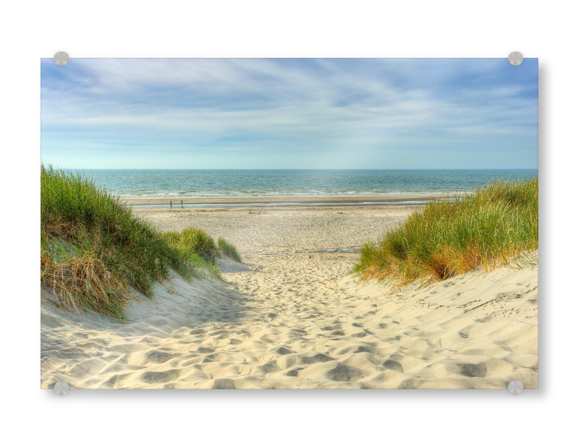 Acrylglasbild "Weg zum Strand" artboxONE - Natur,Reise,Reise / Strand und Meer,Reise / Länder
