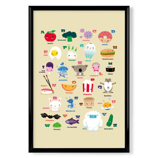 Nursery Picture Kawaii Alphabet