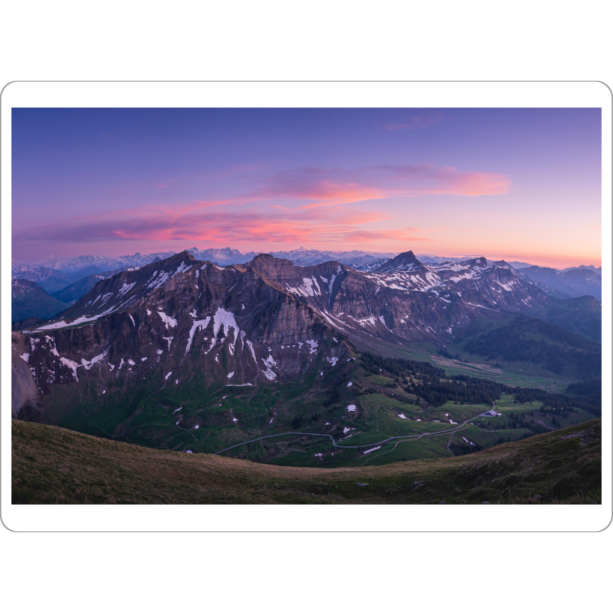 Tischset "Alpines Panorama" artboxONE - Natur,Reise