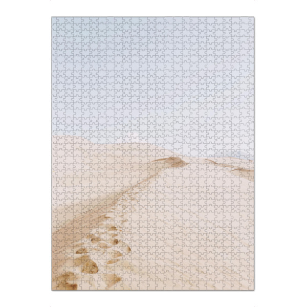 Puzzle Ravensburger "Blue Sky Desert" artboxONE - Natur,Reise - Desert,Pastel,Blue sky,Sand dune,Sand,Wüste,Nature,Natur,Sky,Himmel - Bild desert