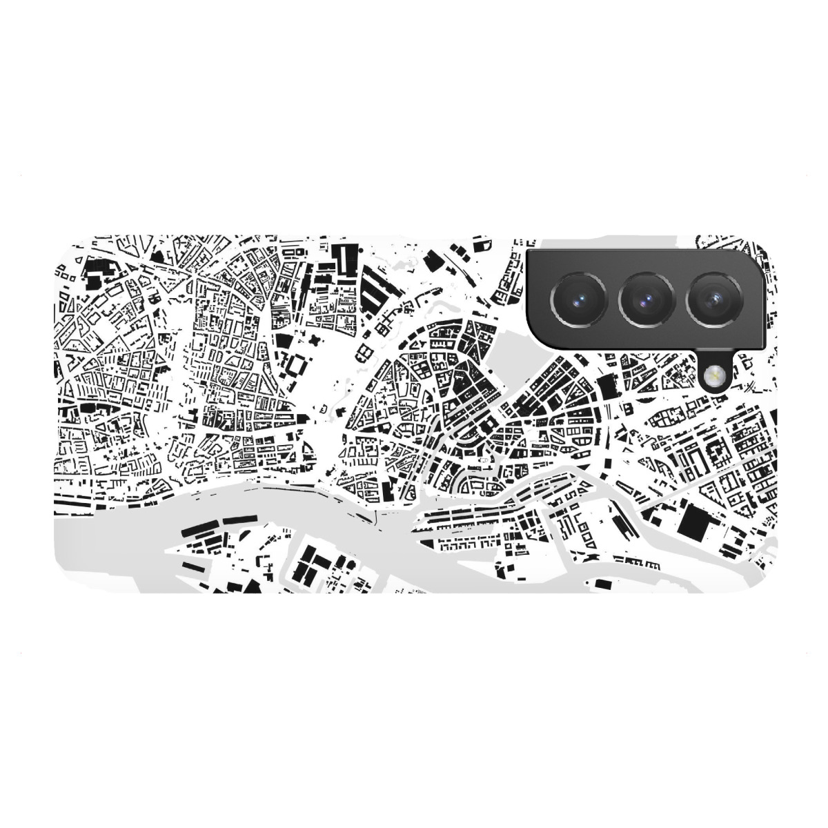 Samsung Galaxy "Hamburg building footprints" Premium-Case Handyhülle artboxONE