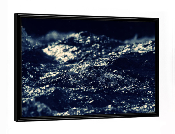 Poster mit schwarzem Rahmen "Fluss" artboxONE - Natur,Reise,Reise / Länder