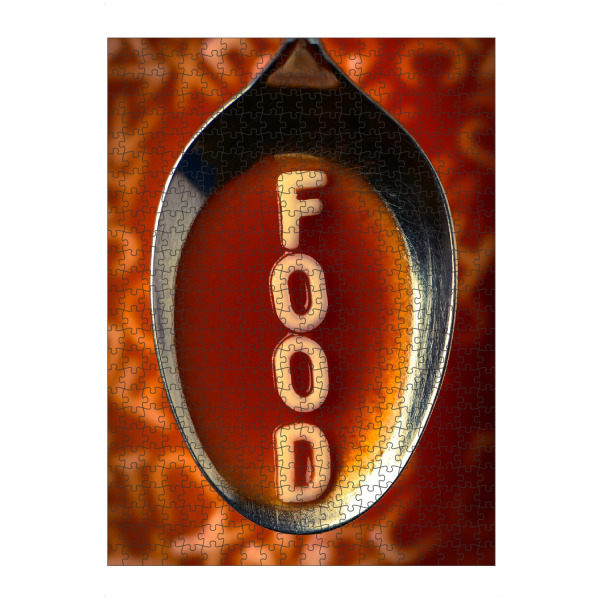 Puzzle Ravensburger "Buchstabensuppe" artboxONE - Essen & Trinken