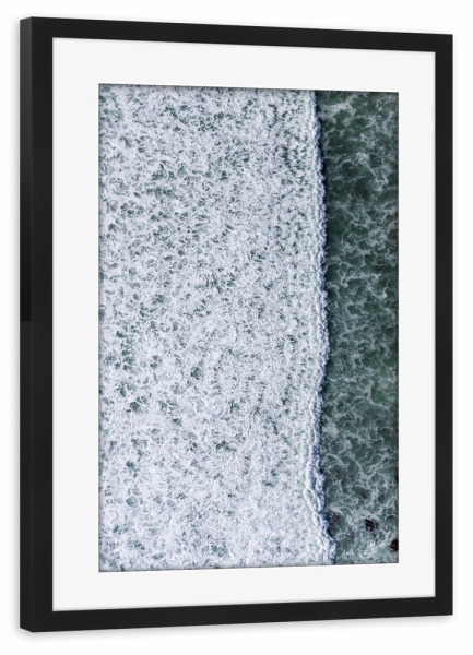 Poster mit Rahmen schwarz "Blanket" artboxONE - Natur,Reise