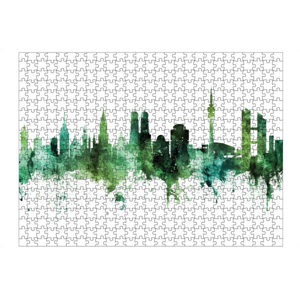 artboxONE Puzzle "Munich Germany Skyline Green" artboxONE - Städte