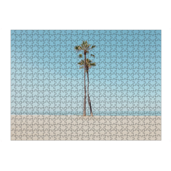 Puzzle Ravensburger "Palmenstrand" artboxONE - Natur,Reise / Strand und Meer,Städte / Los Angeles