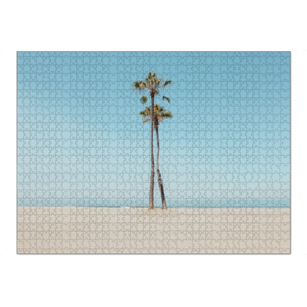 Puzzle Ravensburger "Palmenstrand" artboxONE - Natur,Reise / Strand und Meer,Städte / Los Angeles
