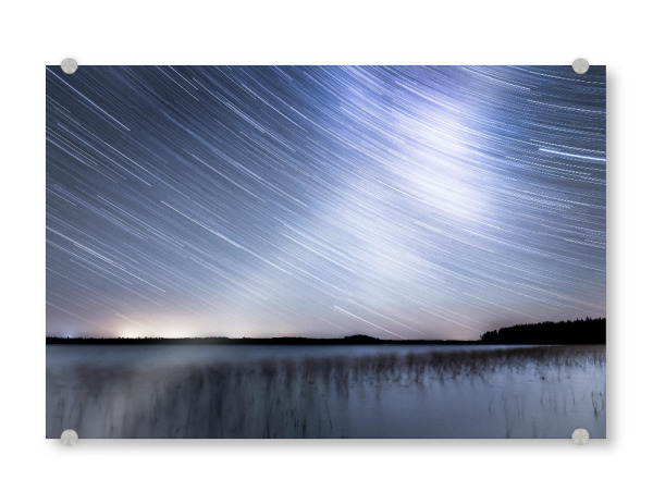 Acrylglasbild "Startrails" artboxONE - Natur,Reise / Strand und Meer,Reise / Länder