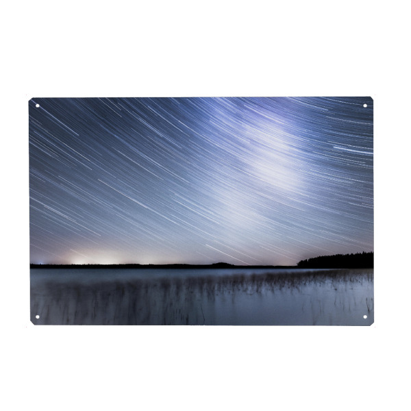 Metall Poster "Startrails" artboxONE - Natur,Reise / Strand und Meer,Reise / Länder