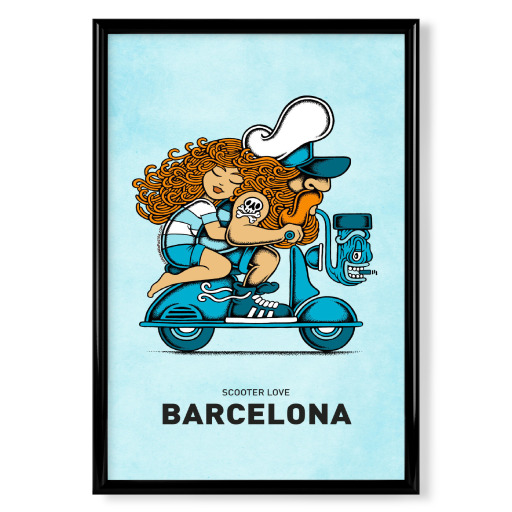 Barcelona Scooter Love