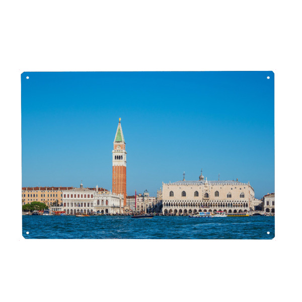 Holzbild "Der Markusplatz in Venedig" artboxONE - Städte,Reise,Architektur,Städte / Venedig,Reise / Länder