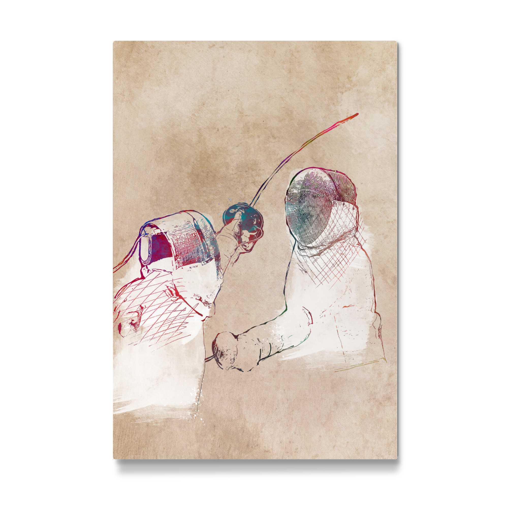 Galerie-Print "Two fencers" 30x20 cm artboxONE
