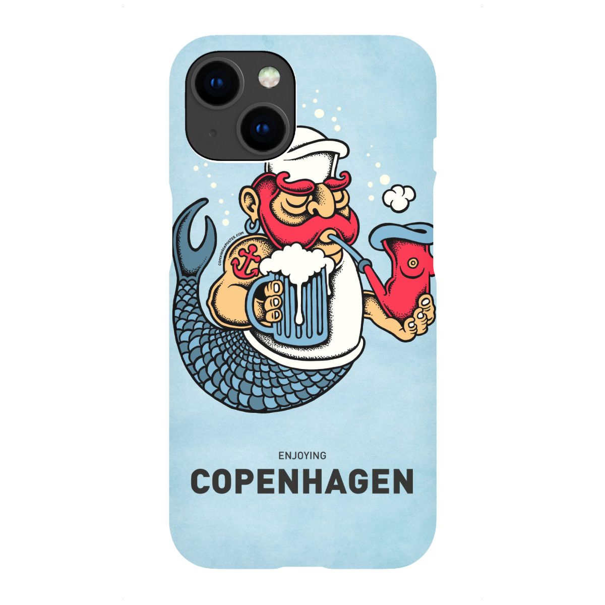 "Copenhagen Sailor Mermaid"für iPhone - Premium-Case Handyhülle artboxONE