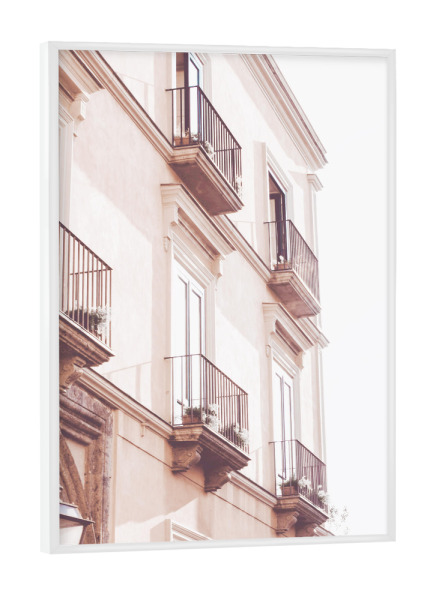 Poster mit weißem Rahmen "Vintage Architecture" artboxONE - Städte,Architektur