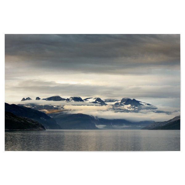 Poster "Cloudy Mountains" artboxONE - Natur,Reise