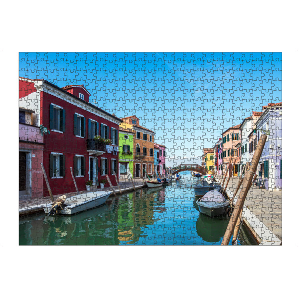 artboxONE Puzzle "Bunte Gebäude auf Burano" artboxONE - Städte,Reise,Architektur,Städte / Venedig