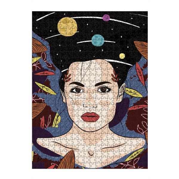 Puzzle Ravensburger "Mathilde Kruss" artboxONE - Menschen,Fashion,Galaxy