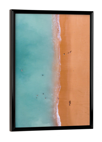 Poster mit schwarzem Rahmen "Pleasure zone" artboxONE - Natur,Reise,Abstrakt,Reise / Strand und Meer