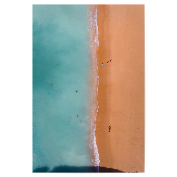 Poster 30x20 cm "Pleasure zone" artboxONE - Natur,Reise,Abstrakt,Reise / Strand und Meer