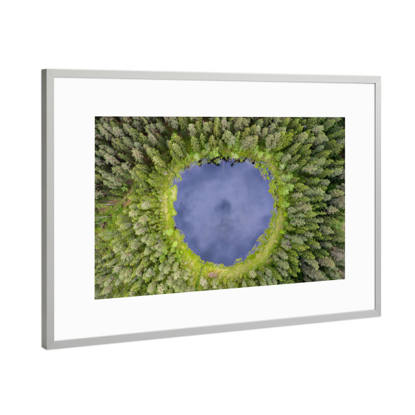 Poster mit Rahmen Silber "Portal" artboxONE - Natur,Reise,Geometrie