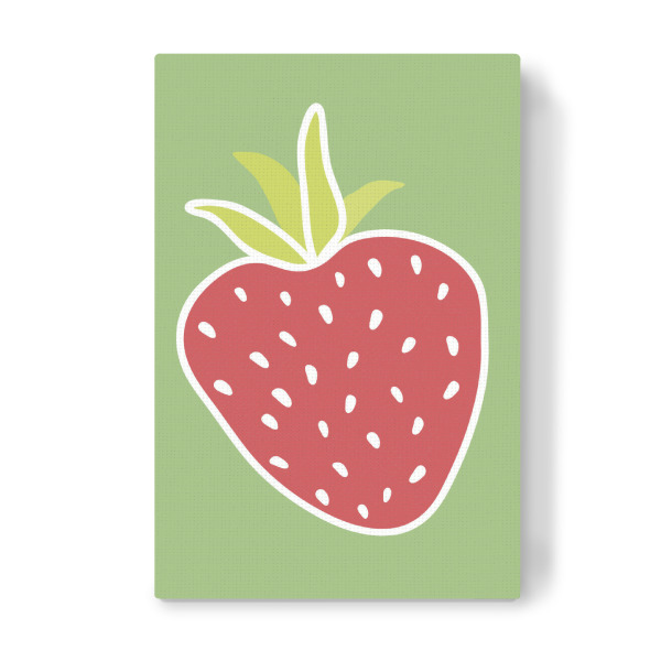Leinwandbild "Erdbeere" artboxONE - Abstrakt,Essen & Trinken / Obst & Gemüse - Erdbeere,Obst,Fruit,Fresh,Sommer,Küche,Strawberry