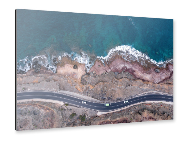 Alu-Dibond "Coastal road" 30x20 cm artboxONE
