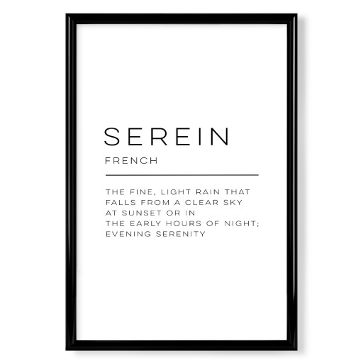 Serein Definition