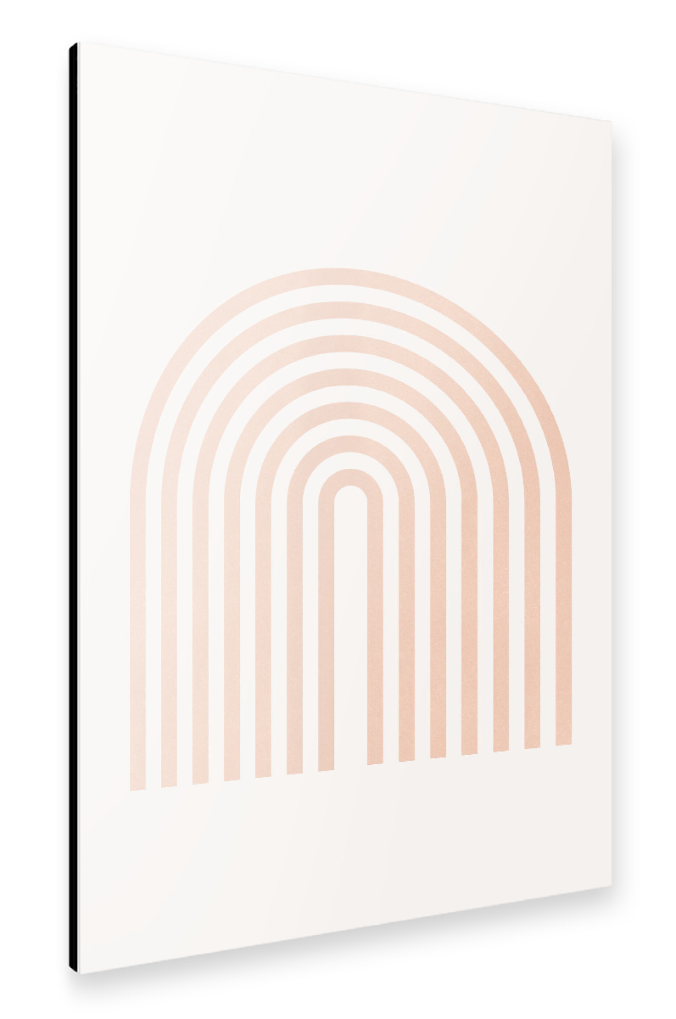 Alu-Dibond "Peach Rainbow" 75x50 cm artboxONE