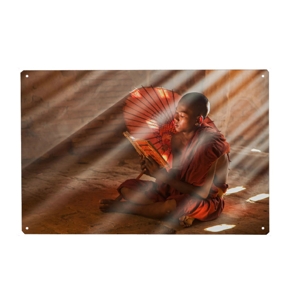 Holzbild "Im Licht" artboxONE - Reise,Menschen,Reise / Asien
