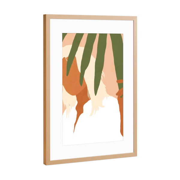 Poster mit Rahmen Kupfer "Musafir | Traveler Feminism Woman" artboxONE - Natur,Menschen,Fashion