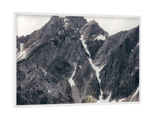 Poster mit weißem Rahmen "Berg Portrait" artboxONE - Natur,Reise