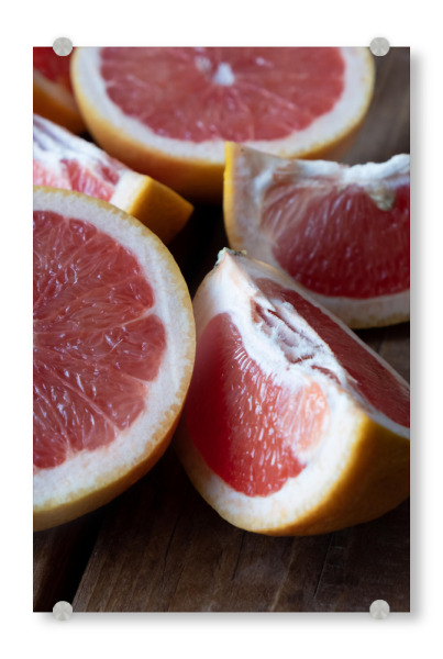 Acrylglasbild "Bittersweet grapefruit" artboxONE - Essen & Trinken,Essen & Trinken / Obst & Gemüse