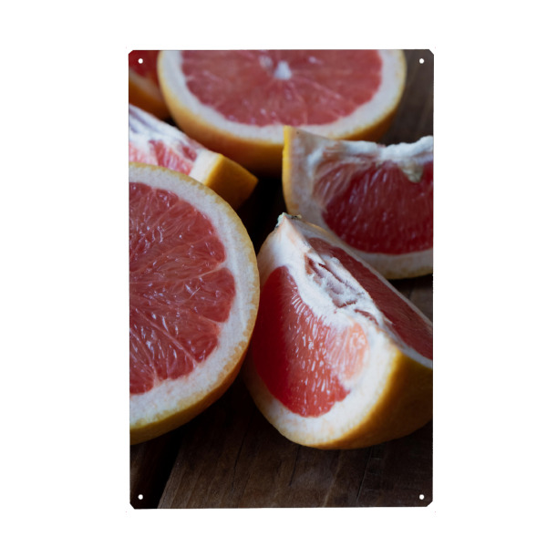 Holzbild "Bittersweet grapefruit" artboxONE - Essen & Trinken,Essen & Trinken / Obst & Gemüse