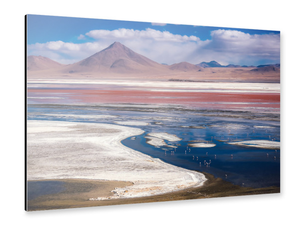 Alu-Dibond "Red Lagoon" 30x20 cm artboxONE