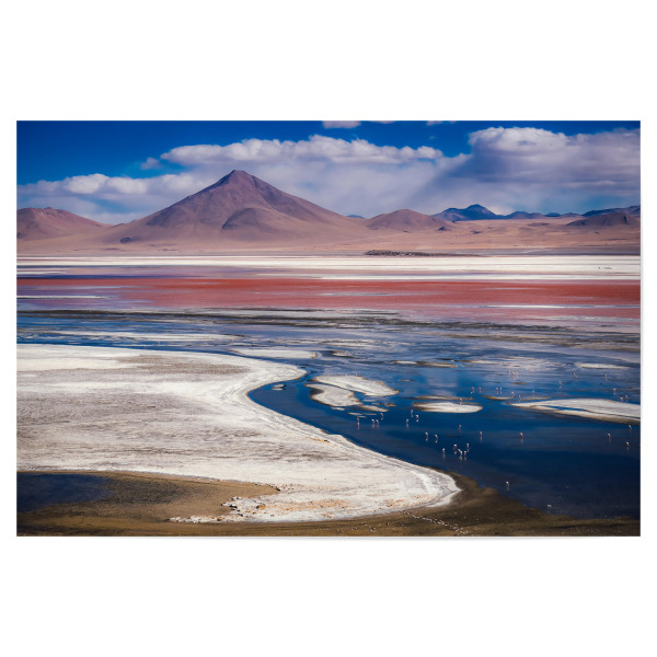 Poster 30x20 cm "Red Lagoon" artboxONE - Natur,Reise,Reise / Länder