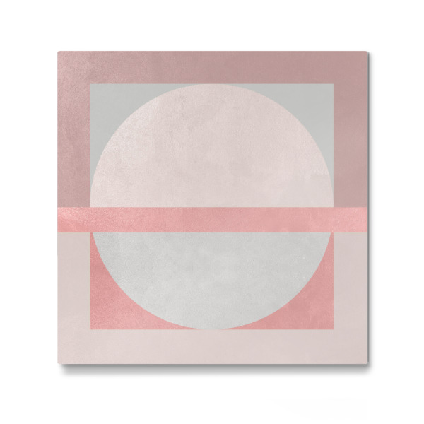 Galerie-Print "Rose Abstract Geometry" 30x30 cm artboxONE