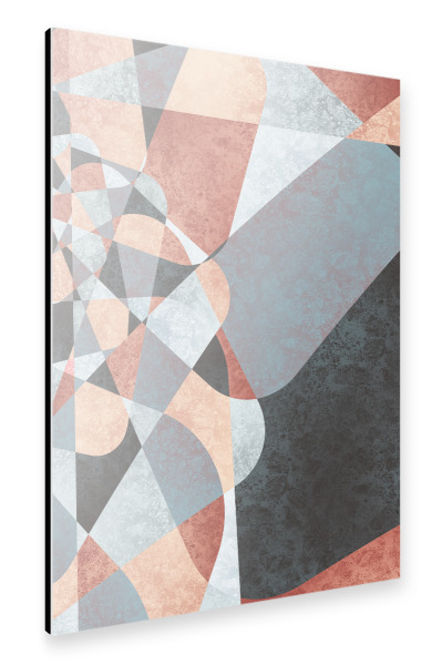 Alu-Dibond "Earthy Tones Abstract" 30x20 cm artboxONE