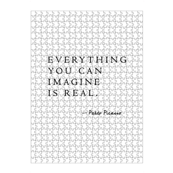 artboxONE Puzzle "Imagine" artboxONE - Typografie,Menschen