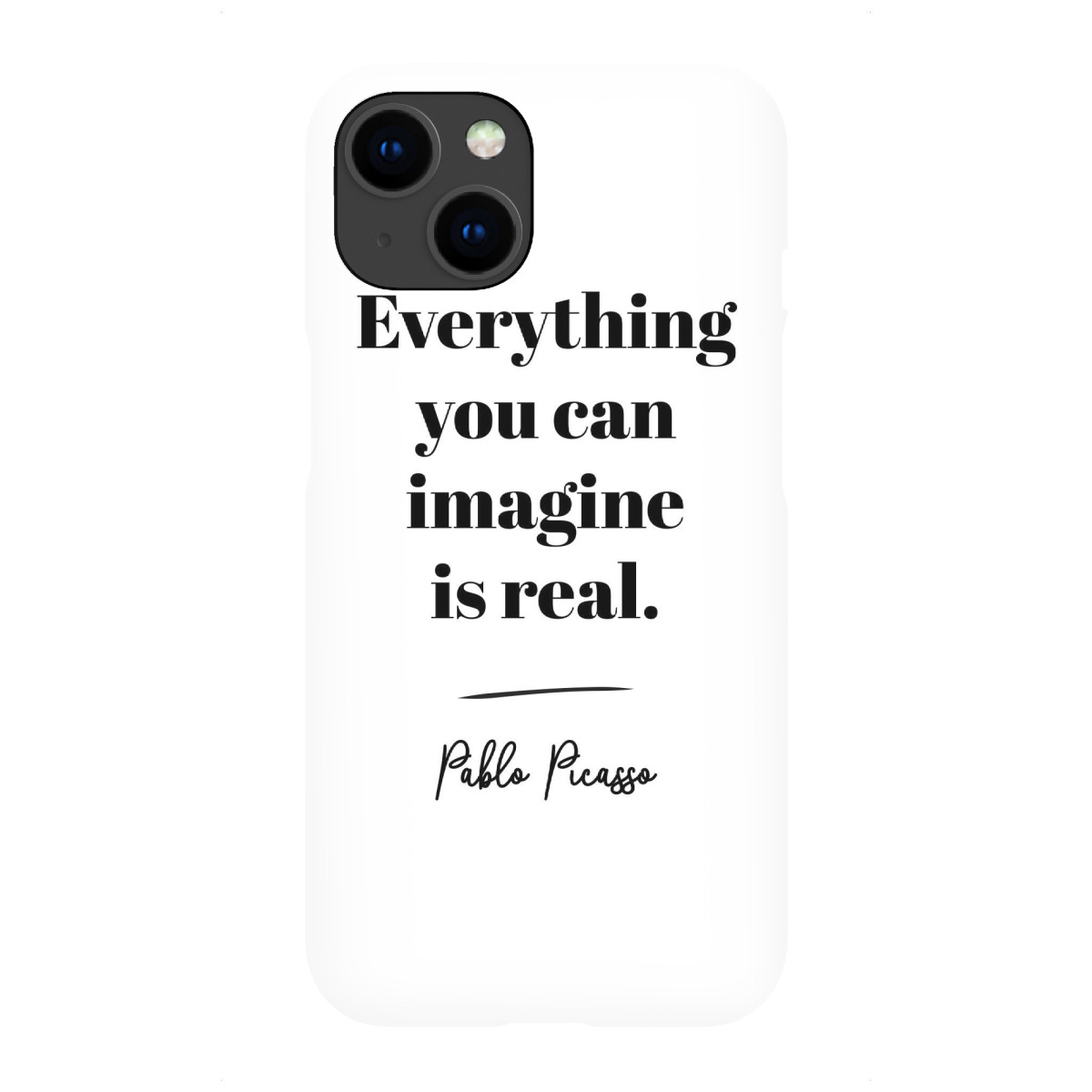 iPhone "Everything you can imagine" Premium-Case Handyhülle artboxONE