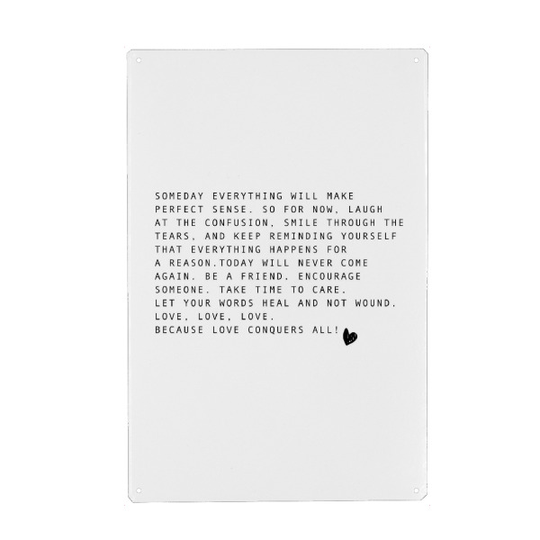 Holzbild "Live and Love" artboxONE - Typografie,Menschen,Liebe