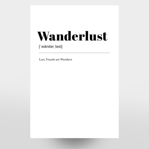 Wanderlust - Definition