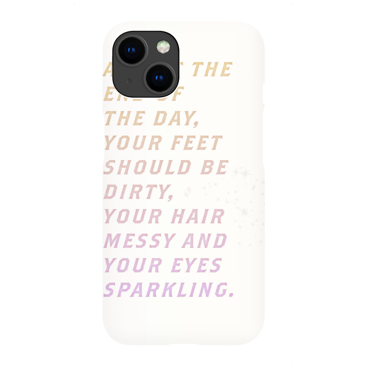 iPhone "At the end of the day 2" Premium-Case Handyhülle artboxONE