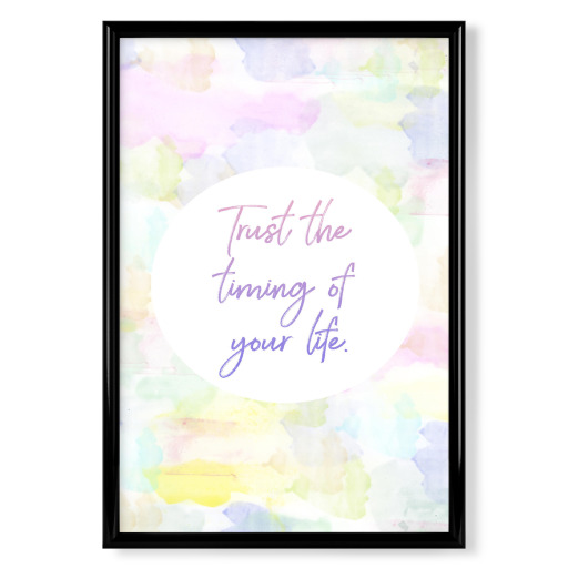 Timing of life - colorful
