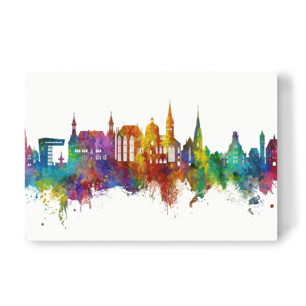 Leinwandbild "Aachen Germany Skyline" artboxONE - Städte