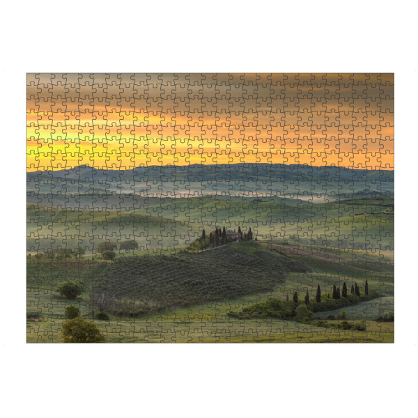 Puzzle Ravensburger "Morgenstimmung in der Toskana" artboxONE - Natur,Reise,Reise / Länder