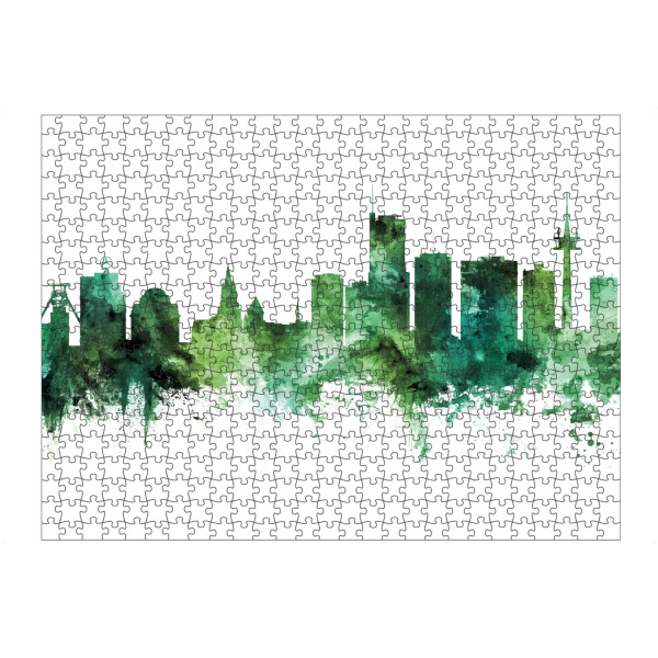 artboxONE Puzzle "Essen Germany Skyline Green" artboxONE - Städte