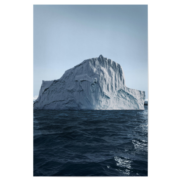 Poster 30x20 cm "Iceberg | Photo A" artboxONE - Natur - Iceberg,Ice,Cold,Sea,Water,Paint,News,Nature,Natur,Mountain,White,Classic,Blue,Wasser,Meer