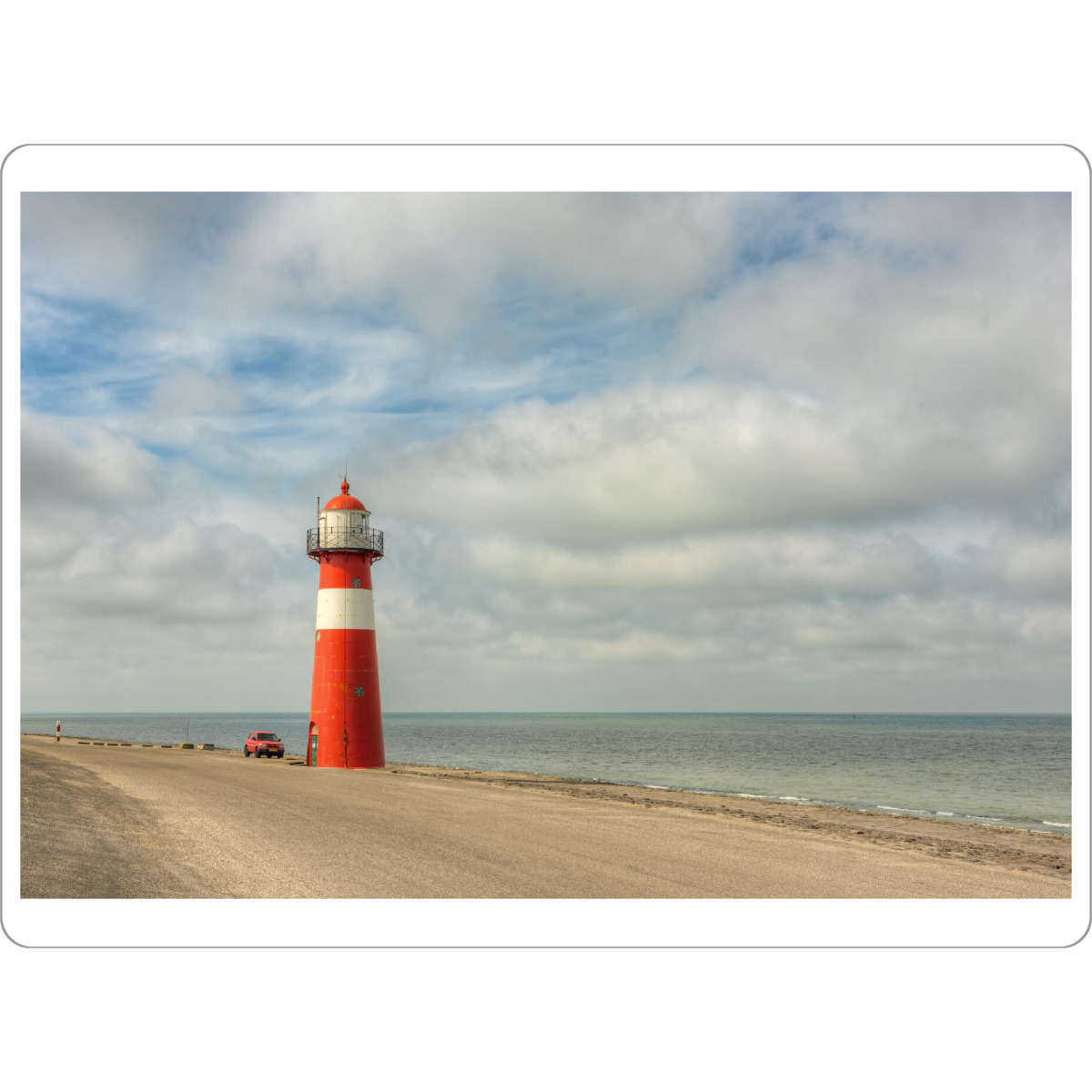 Tischset "Kleiner Leuchtturm Westkapelle" artboxONE - Natur,Reise,Reise / Strand und Meer,Reise / Länder