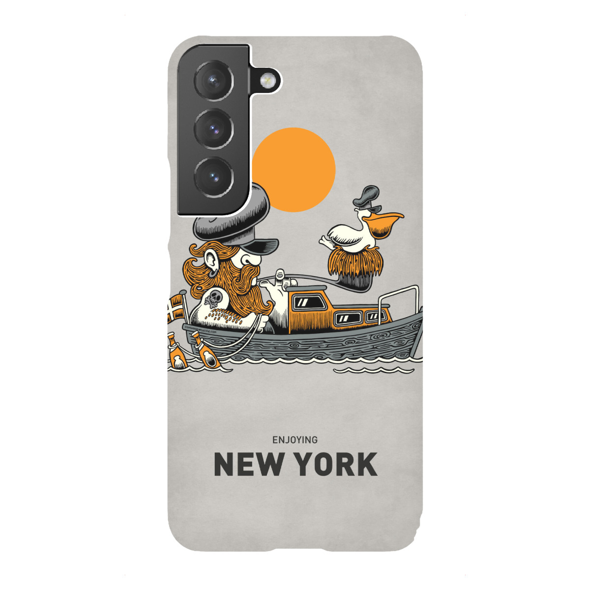 Samsung Galaxy "New York Pelican Ship" Premium-Case Handyhülle artboxONE