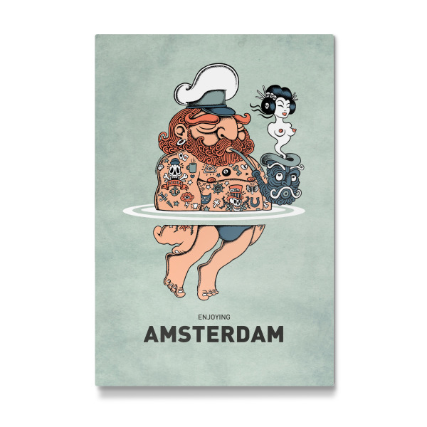Galerie-Print "Amsterdam Summer Sailor" 30x20 cm artboxONE